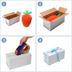 Hoikwo 10x5x5 Shipping Boxes Set of 25, White Corrugated Cardboard Box for Small Business for Packaging Mailing