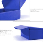 15 Pcs Royal Blue Cardboard Boxes Shipping Boxes, Recyclable Colored Corrugated Cardboard Box Small Mailing Storage Gift Boxes for Shipping, Mailing, Gifts Packaging, 6x6x2" (Royal Blue)