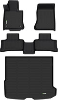 HAFIDI® Floor Mats & Cargo Liner Set Fit for 2023-2026 Mercedes Benz GLC& GLC 300& GLC 350e& GLC 43 AMG, All Weather Protection TPE Anti-Slip Car Full Set Floor Liners Custom Accessories - Black