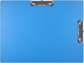 Acocony 11x17 Clipboard Double Clip Super Tough Extra Large Clipboard Not Fragile Low Profile Clip 11 x 17 Clipping PP Plastic Blue Pack of 1