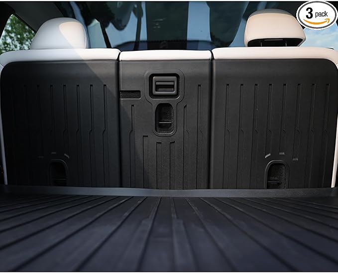 for Tesla Model Y Juniper Rear Seat Back Cover All Weather TPE SeatBack Liner Pad Back Protector Interior Accessories 2025 2026 (5 Seats)