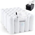 Azure Zone, Thermal Paper 2-1/4 X 50ft 200 Rolls, Fits Most POS Machines and Cash Registers, Great for Business Sales
