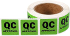 PATIKIL 360 Pcs 1 Roll QC Approval Labels, 1 Inch Square Inventory Control Adhesive Round Labels Food Service Quality Control Stickers for Warehouse Management Inspection, Light Green