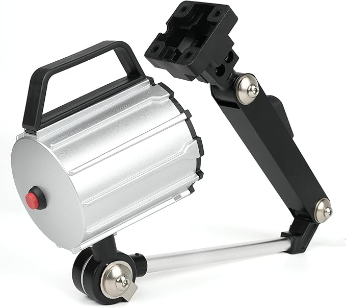 Articulating Led Work Light, 18W Machine Lights, 1800 Lumens Flexible Wood Lathe Light Drill Press Lighting 110-220v
