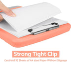 SFLHHDM Plastic Clipboard with Storage, High Capacity Clip Boards 8.5x11 with Storage, Heavy Duty Nursing Clipboards Folder, Clipboard Cute, Letter A4 Size Clipboards with Storage for Teachers, Nurse