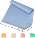 Metronic Poly Mailers Bags 14.5x19 100 Pcs | Medium Shipping Bags for Clothes | Large Mailers Poly Bags, Shipping Envelopes, Mailing Bags for Small Business with Strong Adhesive Blue