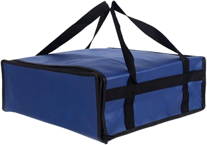 Insulated Pizza Delivery Bag for Hot and Cold Food, Reusable Thermal Carrier for Commercial, Picnic, DoorDash, Uber Eats, Large Size- Medium