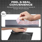 Black 10x13 Inch Poly Bubble Mailers |Self Seal Padded Envelopes for Thick books | Air Cushioned Bubble Mailer | Usable Size 9.5x13 Inch | Waterproof Lightweight Mailing Shipping Bags | 100 Pack Bulk