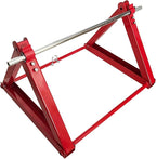Cable Reel Drum Roller Holder Wire Dispenser Cable Rack Fold Spool Holder Dispenser RED B