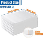 100 Pack Foam Pouches, Cushion Foam Wrap Pouches for Moving and Storing, 10"x12" Foam Wrap Pouches Protect Fragile Items, Protect Mug, Glasses, China, and Dishes, Packing supplies