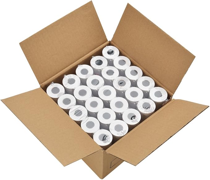 MFLABEL 50 Rolls 2 1/4" x 165' Thermal Paper Cash Register POS Receipt Paper
