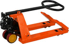 Tory Carrier Mini Pallet Jack Trucks, 2200 lbs Capacity 31.5" x 15" Forks, Small Size Narrow Manual Pallet Lift, Foldable Forks and Handle, Orange