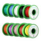 BNTECHGO 26 Gauge Silicone Wire Kit 10 Color Each 25 ft Flexible 26 AWG Stranded Tinned Copper Wire