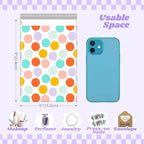 Metronic Cute Poly Mailers 6x9" 1200Pcs, Colorful Polka Dots Shipping Bags for Clothes, Self Adhesive Shipping Envelopes Waterproof Mailers Poly Bags Packaging Mailing Bags for Small Business
