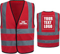 AYKRM 12 colour High visibility viz vest hi vis viz reflective work construction safety vest (XS-8XL)