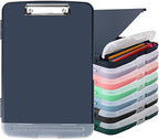 SFLHHDM Storage Clipboard with Pen Holder, High Capacity Clipboards for Classroom, Clip Boards 8.5x11 with Storage, Low-Profile Clip, Lightweight Plastic Clipboard for Kids, Lawers, Office Workers