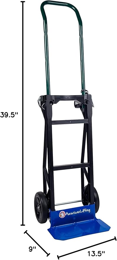 400 lb Capacity Ultra Lightweight Super Strong Nylon Convertible Hand Truck & Dolly
