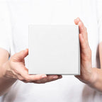 Hoikwo 5x5x5 Shipping Boxes Set of 25, White Corrugated Cardboard Box for Small Business for Packaging Mailing