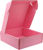 Small Pink Shipping Boxes for Small Business Pack of 25-8x8x4 inches Cardboard Corrugated Mailer Boxes for Shipping Packaging Craft Gifts Giving Products