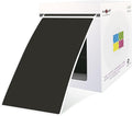 PARLAIM 5 x 3 Inch Black Rectangular Color Coding Stickers, Square 250pcs Color Code Inventory Labels for Office Files (12.7cm x 7.6cm)