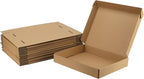Trwcrt Shipping Boxes 13x10x2 Set of 20, Corrugated Cardboard Box for Packing Small Business, Brown