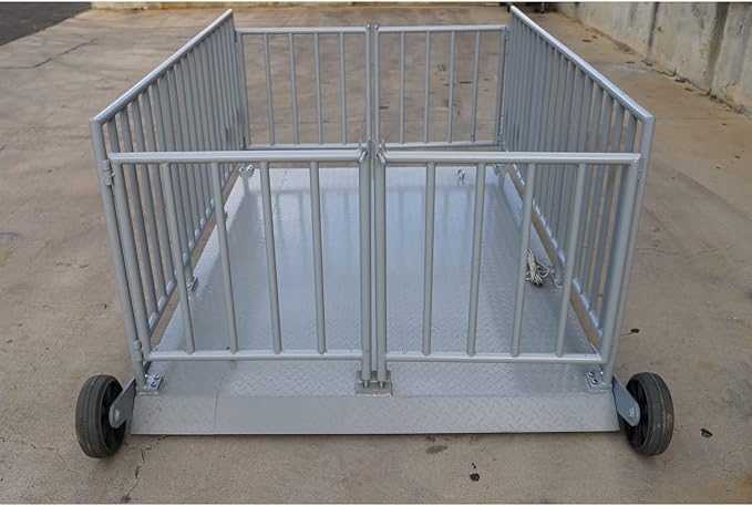 Liberty LS-930-5’x7’ (60” x 84”) Platform Cage System Portable Livestock Animal Weighing Scale