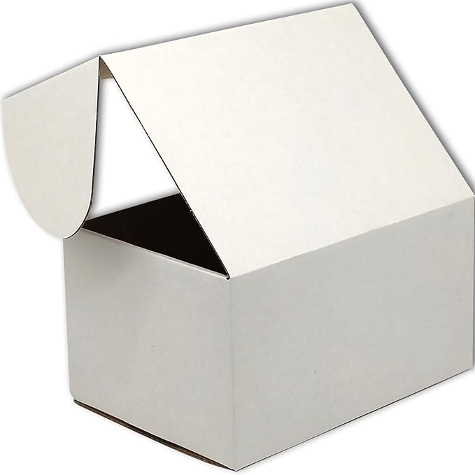 White Shipping Boxes for Small Business Pack of 15-12x9x6 inches Cardboard Corrugated Mailer Boxes for Shipping Packaging Craft Gifts Giving Products