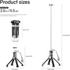 Rechargeable Camping Lantern — Adjustable Height Portable Light, Easy Setup for Camping, Backyard, Home & Emergency Use