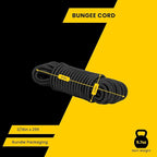 Bungee Cord Elastic Shock Cord 3/16" x 25' Bungee Rope for DIY, Tie Downs, Kayak and Outdoor - Black