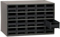 Akro-Mils Steel Garage Storage Cabinet, Small Parts Organizer Metal Cabinet for Hardware, Nails, Screws, Bolts, Nuts, and More, 17" W x 11" D x 11" H, 20-Drawer, Gray Cabinet/Black Drawers (19320)