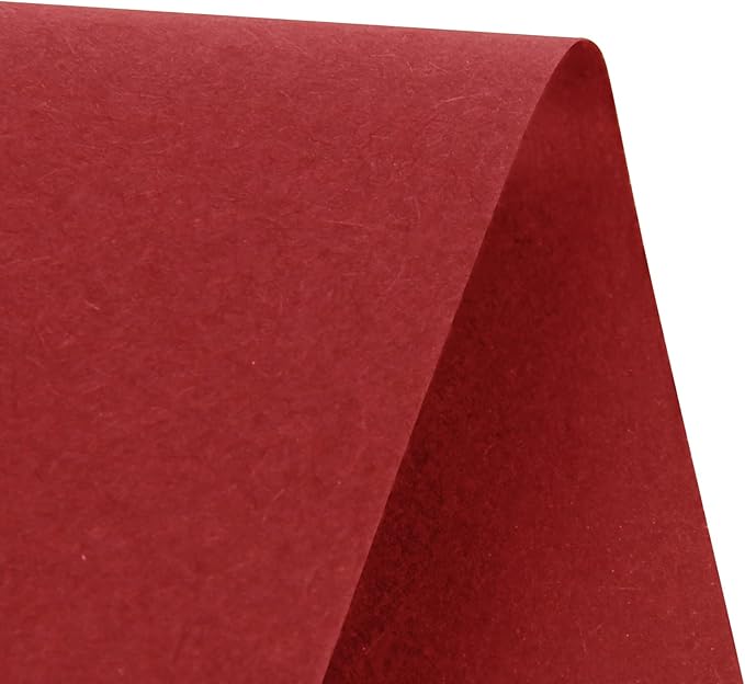 RUSPEPA Red Kraft Paper Roll - 12 inches x 100 feet - Recyclable Paper Perfect for for Crafts, Art,Small Wrapping, Packing, Postal, Shipping, Dunnage & Parcel