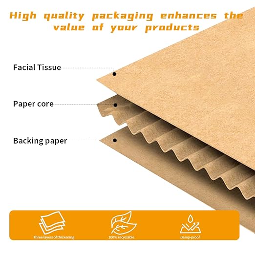Shipping Boxes, 8"x6"x4" Which is Anti-Impact Come with Exquisite Sealing Label.Suitable E-Commerce Packaging, Shipping Packaging.