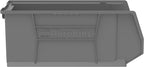 Akro-Mils 30281 Super-Size AkroBins Plastic Storage Bins, Space-Saving Stackable Bins for Garage, Classroom, Warehouse Organization, 20-Inch L x 12-Inch W x 8-Inch H, Grey, 3-Pack