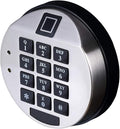YOSEC Electronic Biometric Gun Safe with Stainless Steel Chrome Finish Keypad Lock