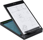 ZCZN Recycled Aluminum Storage Clipboard, Clipboard Box, Form Holder, Suitable for School, Office, Jobsite or Medical Staff, 9.25 x 13.78 Inches, Black