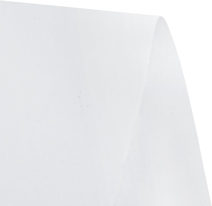 RUSPEPA White Kraft Paper Roll - 48 inches x 100 feet - Recyclable Paper Perfect for Wrapping, Craft, Packing, Floor Covering, Dunnage, Parcel, Table Runner