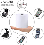 Jayard 2-1/4inch*50ft Thermal Paper Rolls For Credit Card - Cash Register Rolls - Premium Register Tape Pos Thermal Printer Paper (10 Rolls) Jayard-TP
