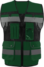 Safety Vest High Visibility Reflective Construction Vest for Men Women