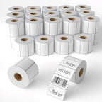 MFLABEL 36 Rolls of 1000 2-1/4 x 1-1/4 Inch Direct Thermal Perforated Shipping Labels,SKU Labels (36 Rolls)