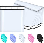 Large Poly Mailers 24x24 Inch 50 Pcs, Extra Large Shipping Bags for Clothing with Self-Sealing Tear-Resistant, Waterproof Poly Bags, Mailing Envelopes for Small Business (White)