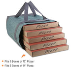 Insulated Reusable Tote Bag for Grocery Shopping for Women/Men, Waterproof Cooler Bags for Travel/Beach/Picnic, Pizza/Food Delivery Bag to Keep Food Cold/Hot for Catering (Oxford Cloth, Green)