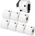 Label KINGDOM Replace DK-1202 White Paper Shipping & Postage Label, 2.4" x 3.9" (62mm x 100mm), 300 Labels Per Roll for Brother QL-800 Label Printer (8 Rolls+ 1 Frame)