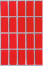 Royal Green Color-Coding Labels Rectangular Sticker in Neon Red 1.57 inch x 0.75 inch (40mm x 19mm)- 2000 Pack