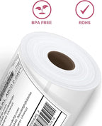 4”x6” Thermal Labels 250 Labels - BESTIKER 4x6 Shipping Labels 1 Rolls, Compatible Zebra 2844 Brother Rollo Direct Thermal Printer Label 4x6 Paper, 1” Core