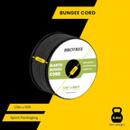 Bungee Cord Elastic Shock Cord 1/8" x 50' Bungee Rope for DIY, Tie Downs, Kayak and Outdoor - Black