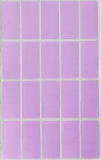 Royal Green Labels Rectangular Stickers Craft Adhesive in Pastel Purple 40mm x 19mm (1.57 inch x 0.75) Great for Envelope Seals - 300 Pack