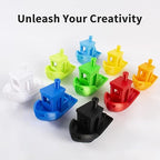 Geeetech 1.75mm PLA 3D Printer Filament, Upgrade Tidy Winding Tangle-Free, Dimensional Accuracy +/- 0.03mm,Black and White (2kg)