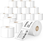 16 Rolls 6400 Labels Compatible with DYMO 30258 2-1/8" x 2-3/4" Direct Thermal Labels - Tacnology Barcode Address Replacement Use with Rollo, DYMO 450, 450 Turbo, 4XL & Zebra Desktop Printers