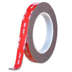 Double Sided Tape Heavy Duty, Waterproof Mounting Foam Tape, 16.5ft Length, 0.59in Width, High Temperature Resistant Adhesive Tape for Car, LED Strip Light, Office Decor, Made of 3M VHB Tape.