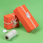RUSPEPA Orange Kraft Paper Roll - 24 inches x 100 feet - Recyclable Paper Perfect for for Crafts, Art, Wrapping, Packing, Postal, Shipping, Dunnage & Parcel